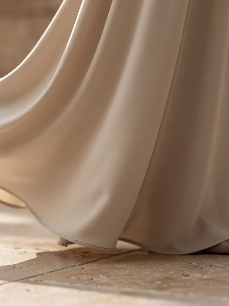 Architectural shoulder construction of a LAYL abaya.